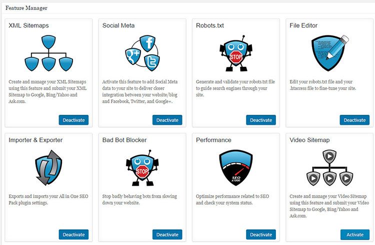 เปรียบเทียบปลั๊กอิน WordPress seo ที่ดีที่สุด