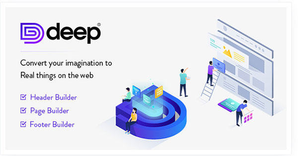 바닥글 빌더 webnus 딥 테마