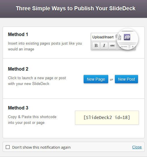 公開方法-スライドデッキ