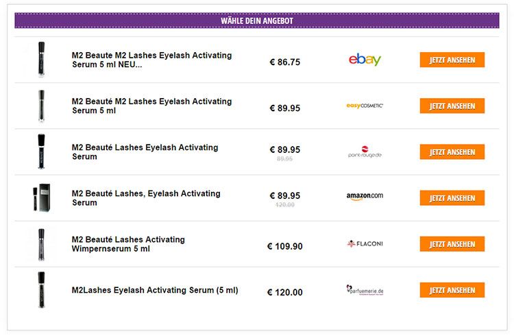 さまざまなアフィリエイトネットワーク-製品-価格-比較