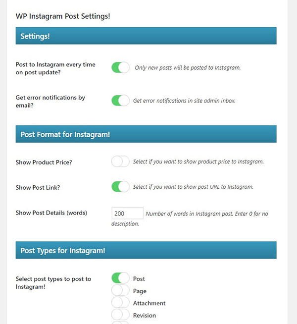 secara otomatis membagikan posting wordpress ke cerita instagram