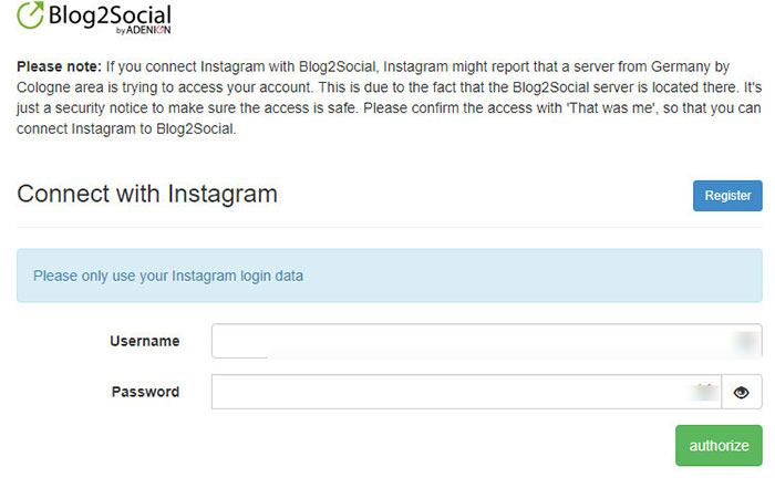 mempublikasikan secara manual dari wordpress ke instagram
