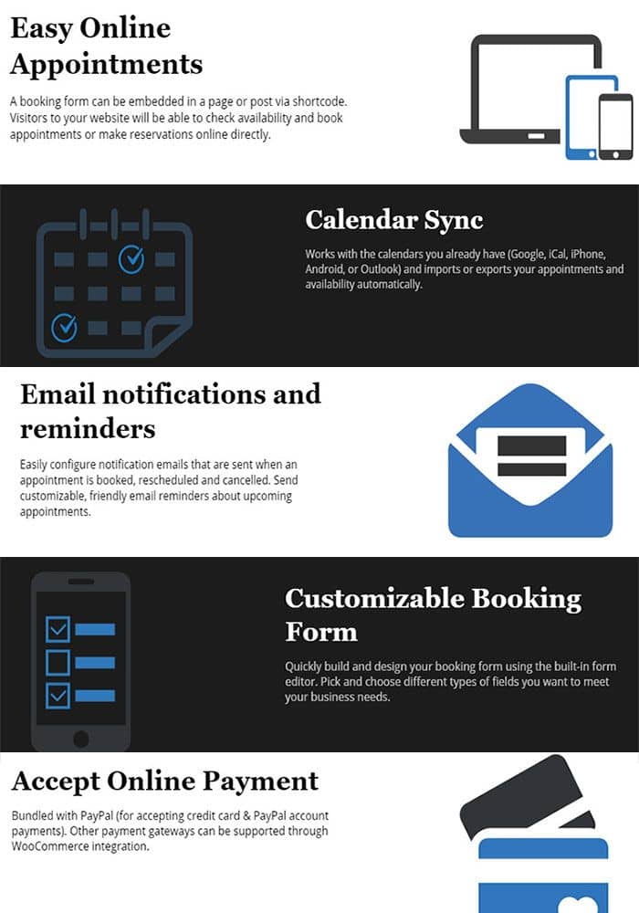 Plugin Pemesanan Janji Temu WordPress BirchPress Premium
