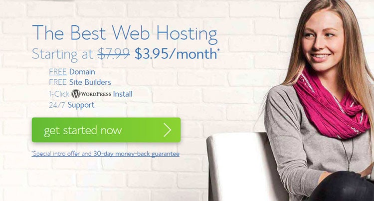 bluehost WordPress 托管功能