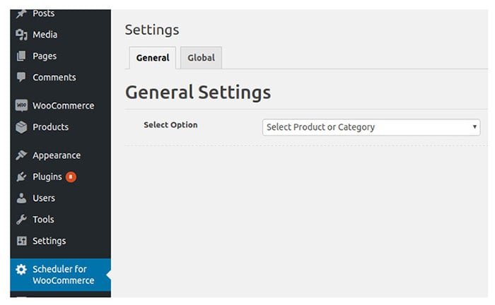توفر منتج جدول مخصص woocommerce