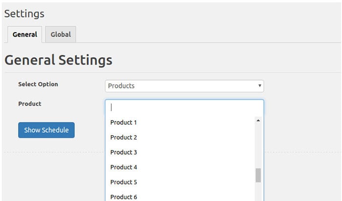 تاريخ توفر منتج woocommerce