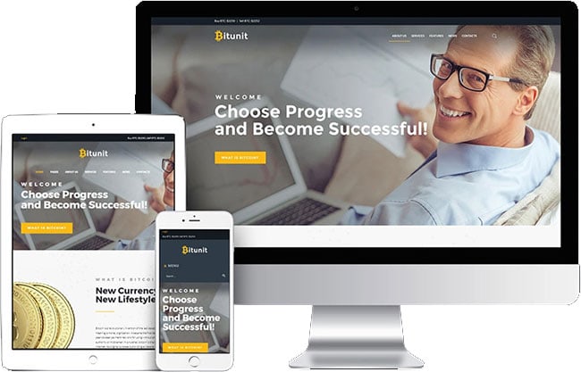 궁극의 암호화폐 워드프레스 테마