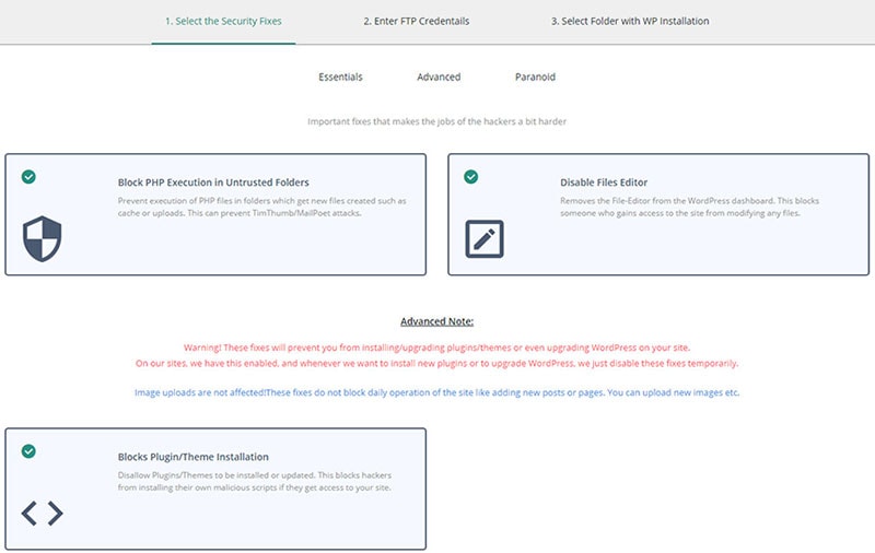 correzioni di sicurezza malcare