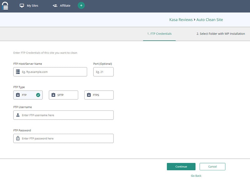 plug-in di scansione malware per wordpress