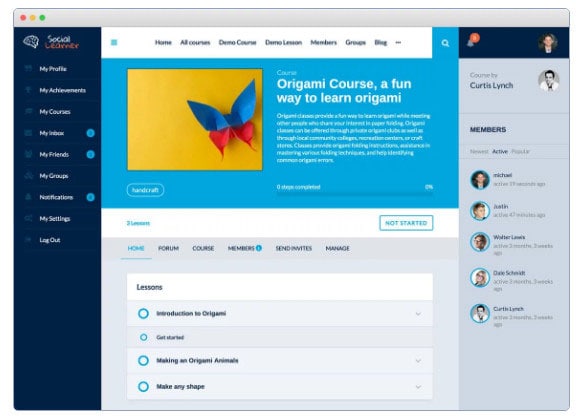 コースに参加する
