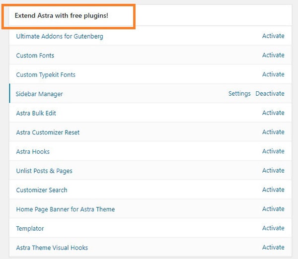 アストラテーマ無料アドオン