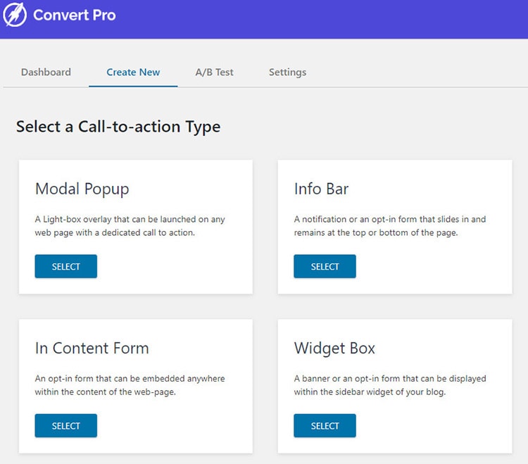 プロコールをアクションタイプに変換する