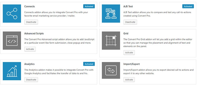 プロアドオンを変換する
