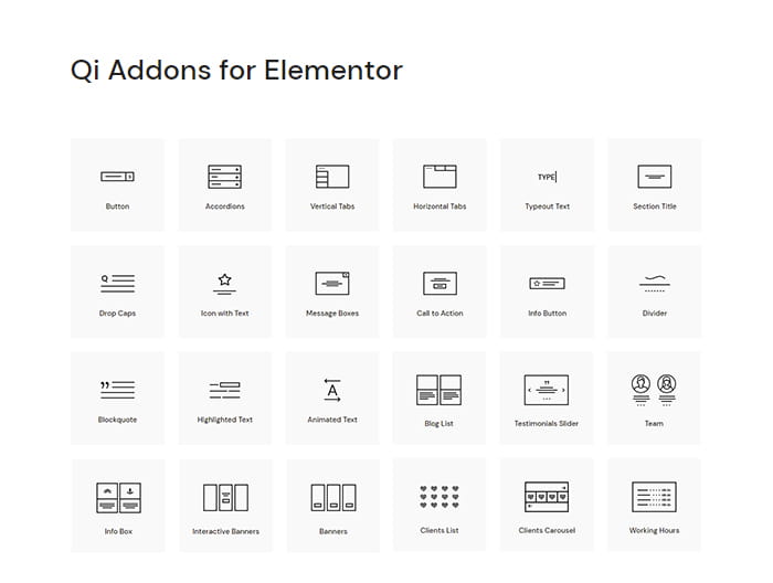 用于 Elementor 审查的 Qi 插件。