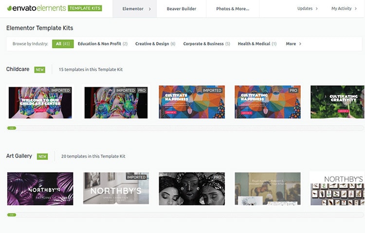 elementor的插件小部件