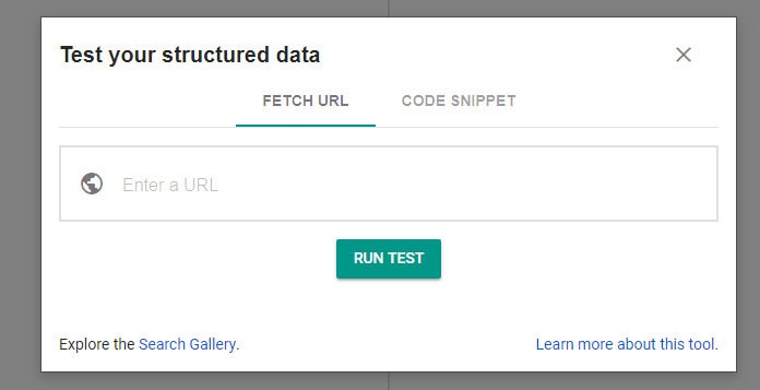 เครื่องมือทดสอบข้อมูลที่มีโครงสร้างของ Google