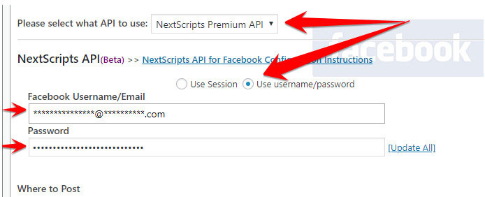 ワードプレスからフェイスブックのクローズドグループに共有する