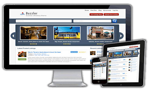 Revisión del tema de Buzzler Business Directory
