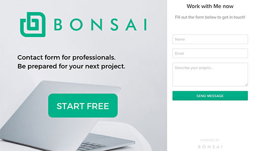 盆栽お問い合わせフォーム