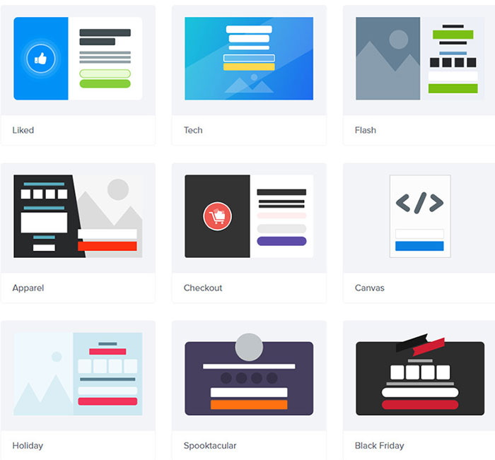 șabloane de campanie optin monster