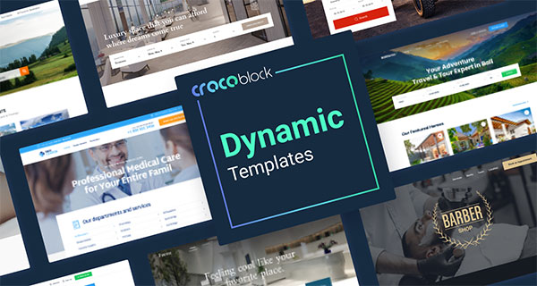 动态模板是由 JetPlugins 提供支持的预编码网站。