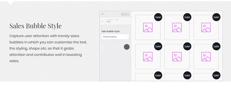 style bąbelków sprzedaży motywów astry