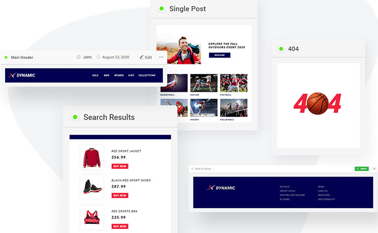 Elementor Theme Editorを使用すると、Webサイトのあらゆる部分をカスタマイズできます。