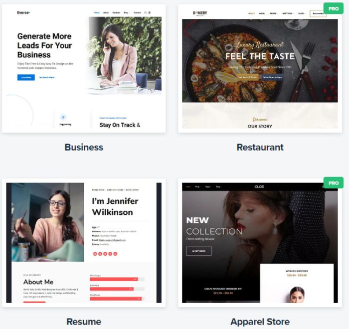 永恆主題免費和專業模板。
