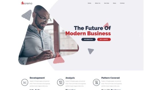 Moreno Modern İş WordPress Teması.