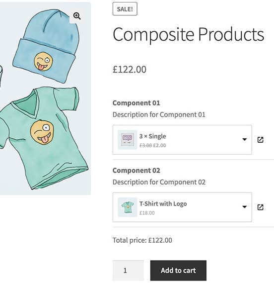 Produk Komposit WPC untuk WooCommerce.