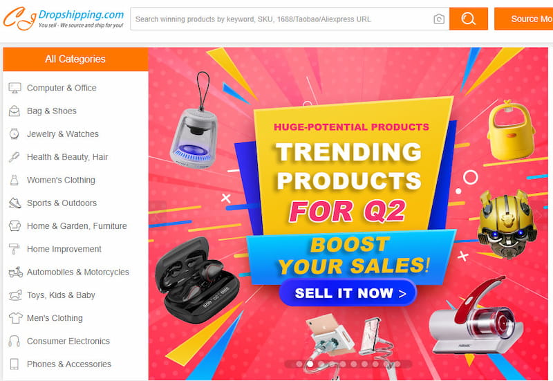 CJdropshipping сервис.