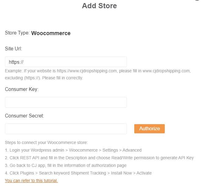 CJdropshipping интеграция с WooCommerce.