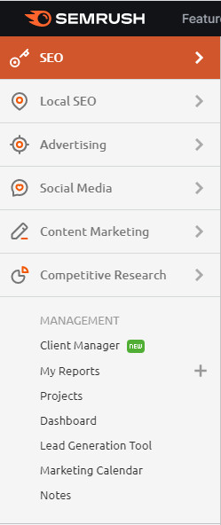 Semrush 도구 리뷰.