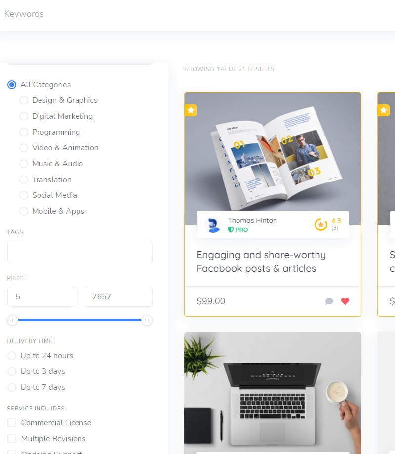 TaskHive 列表页面。