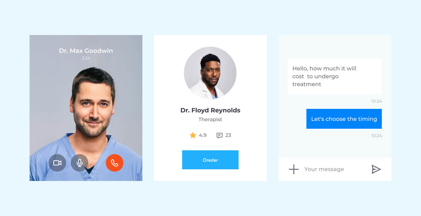 Mobile App für Telemedizin