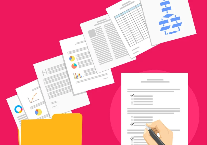 gambar dokumen bisnis