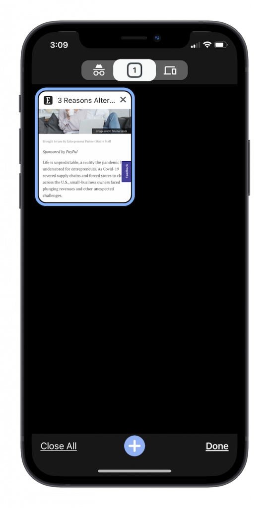 企业家移动标签与图标