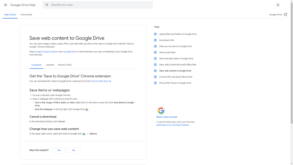 articolo-di-guida-di-google-drive