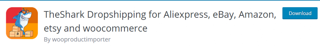 Dropshipping TheShark untuk plugin AliExpress, Etsy, Amazon, eBay