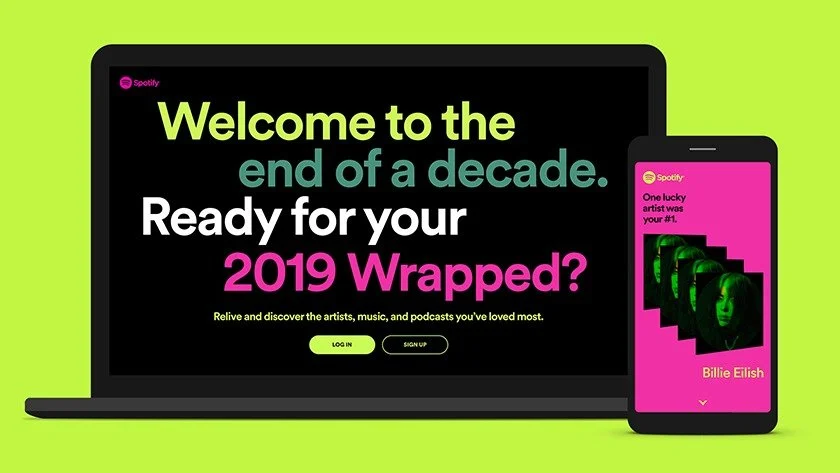 Spotify 2019 래핑 캠페인