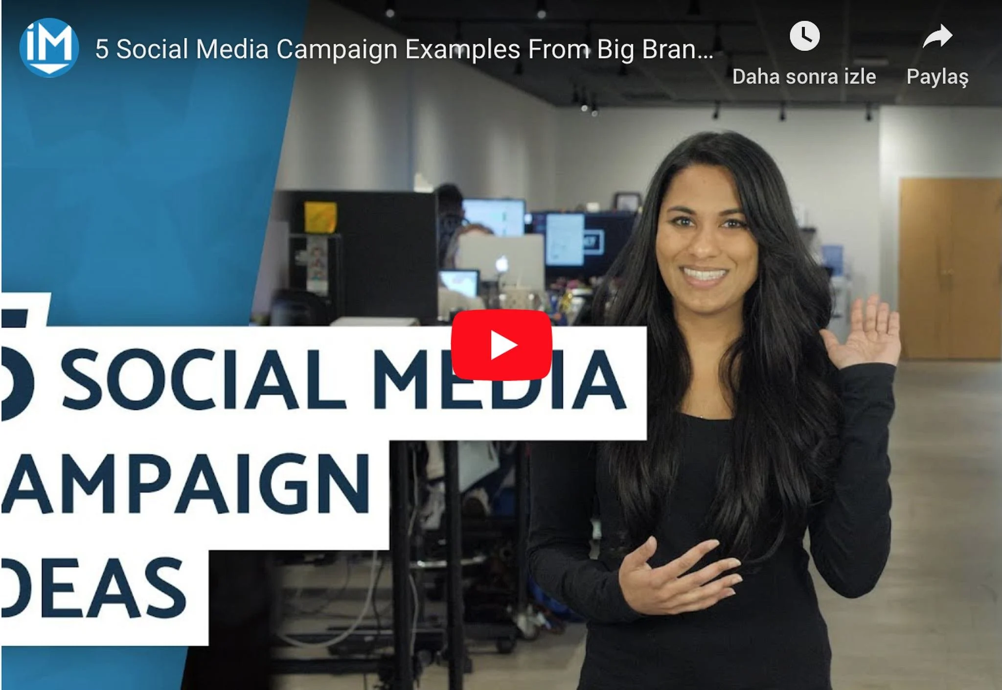 popupsmart 채널의 소셜 미디어 캠페인 youtube 비디오 이미지에서 입소문을 타는 방법