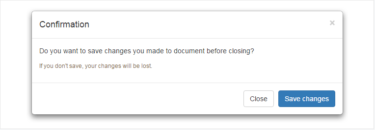 Gambar popup modal Bootstrap.