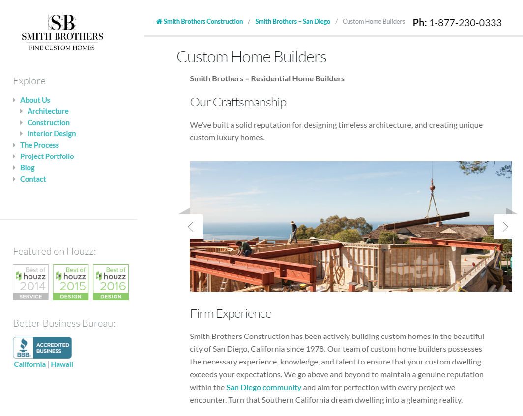 توضح هذه الصورة للمسوقين كيف يستخدم منشئ منازل مخصص صفحة مقصودة بعد النقر على العقارات لتوليد عملاء محتملين جدد.