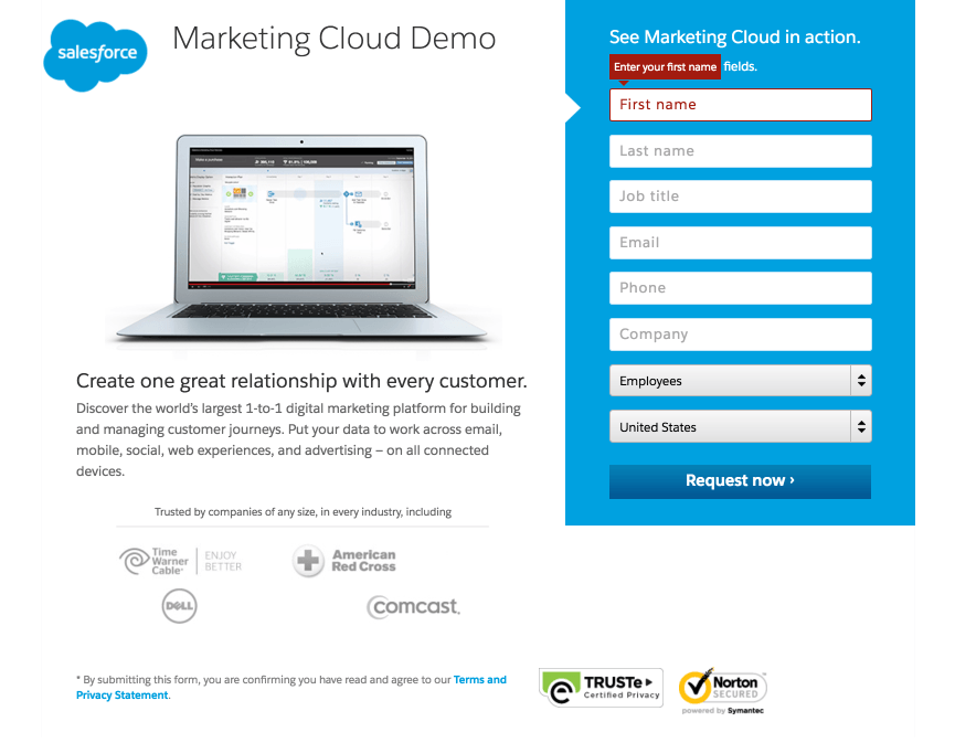 badge de sécurité sceau de confiance Salesforce