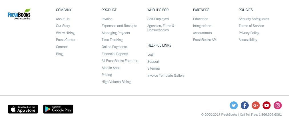 sceau de confiance logo de l'App Store FreshBooks