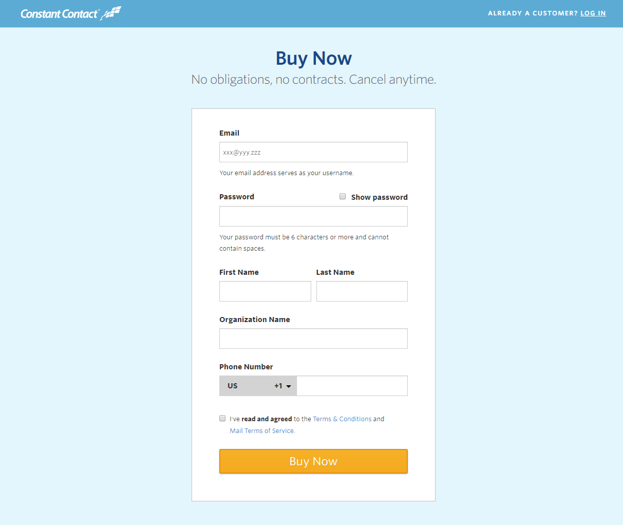 持續聯繫點擊後登陸頁面 立即購買