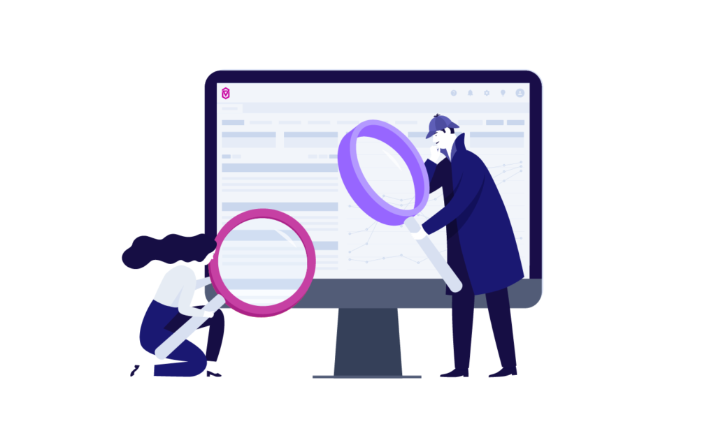 Два человека, один из которых носит одежду Шерлока Холмса, как одежду, расследуют партнерский отчет.