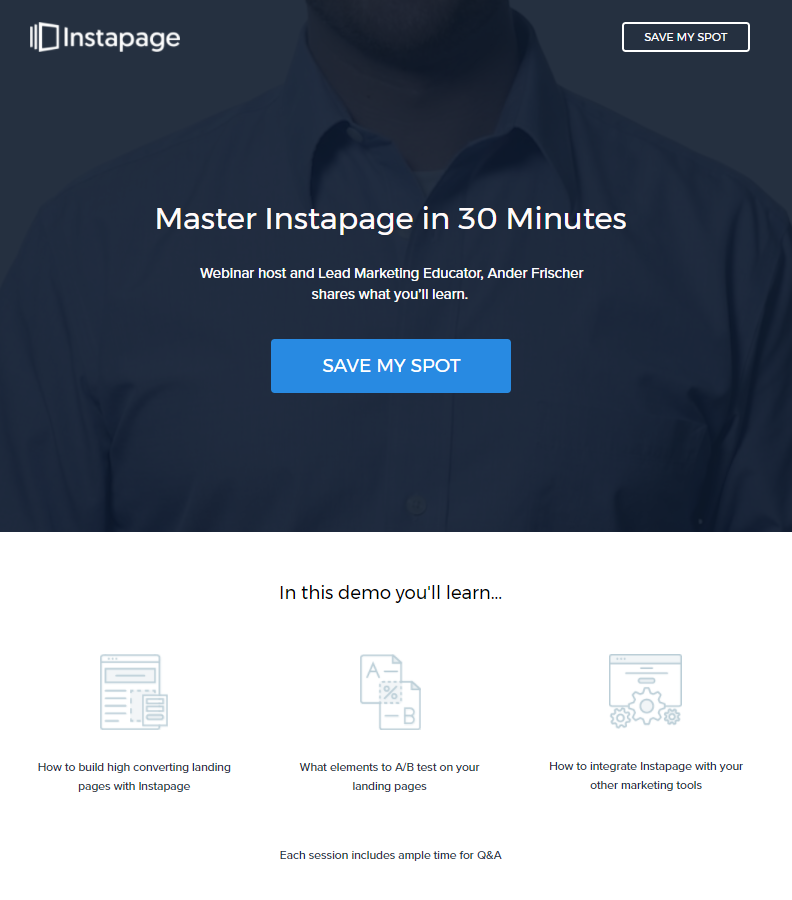 exemple de conținut webinar