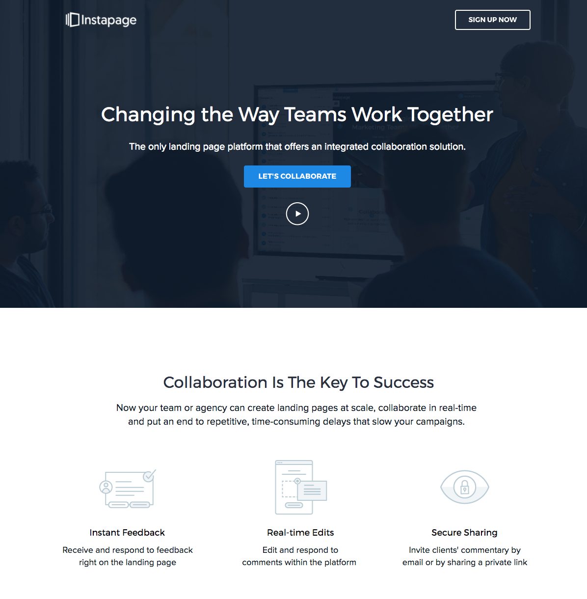 proiectați colaborări de pagini de destinație post-clic pentru întrebări și răspunsuri