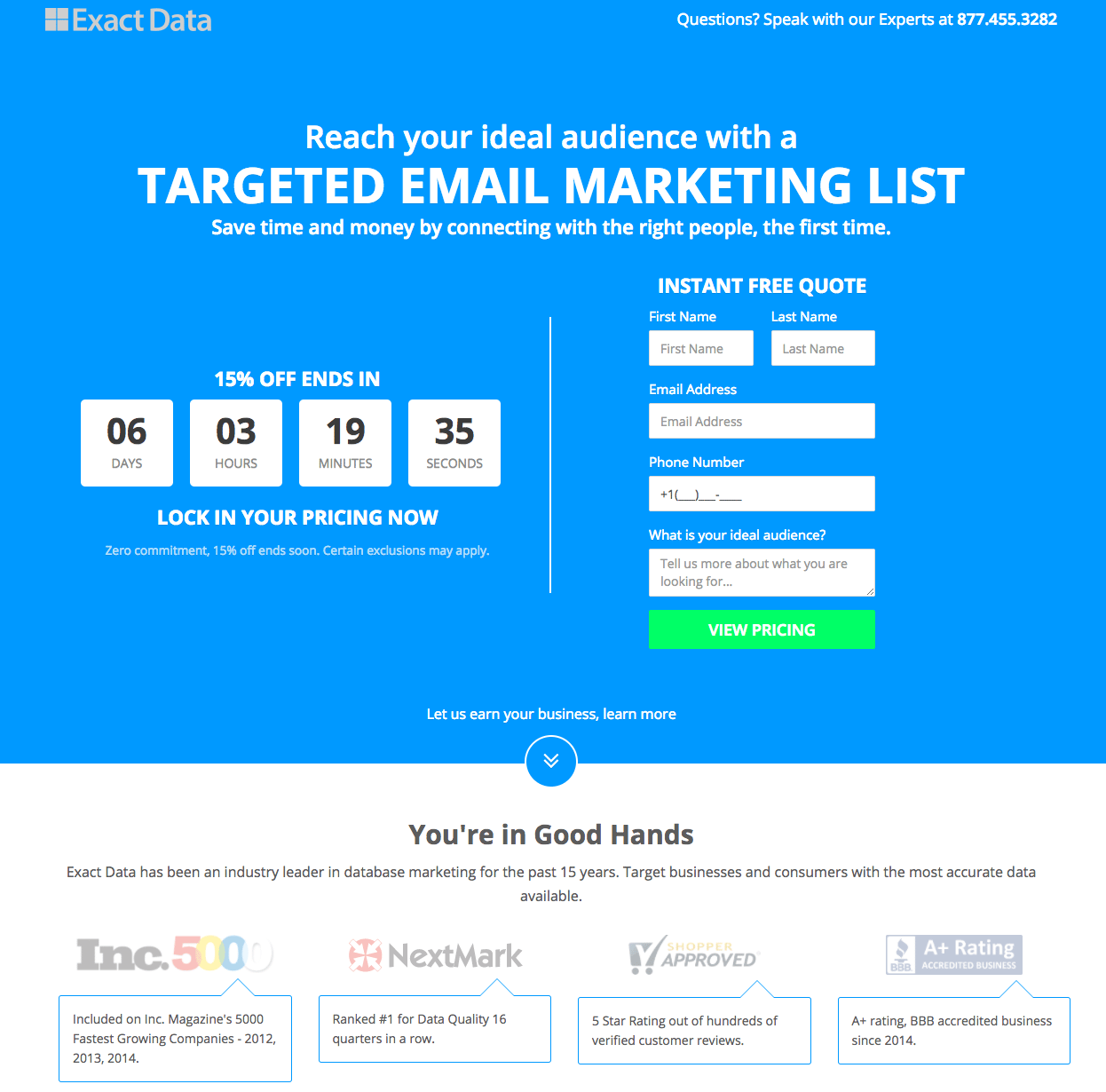 بيانات دقيقة خالية من القلق